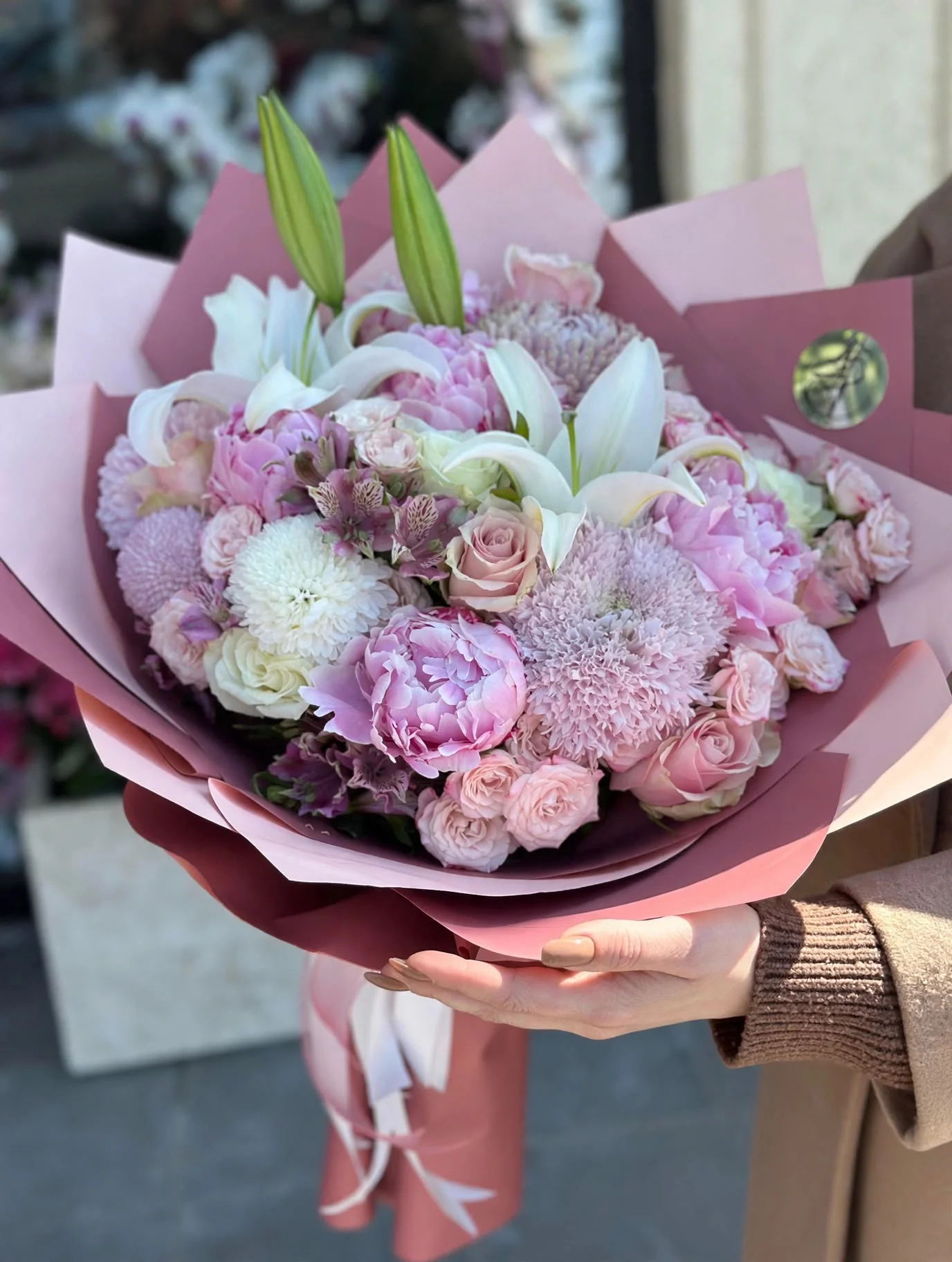 Crystal-Zambak & Mix Buket